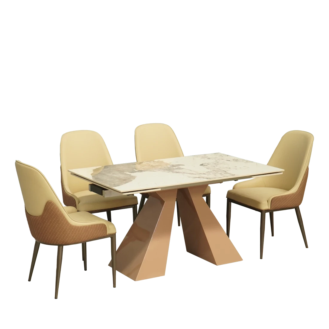 Spring Dining Table Luxury – Meja Makan Estetik