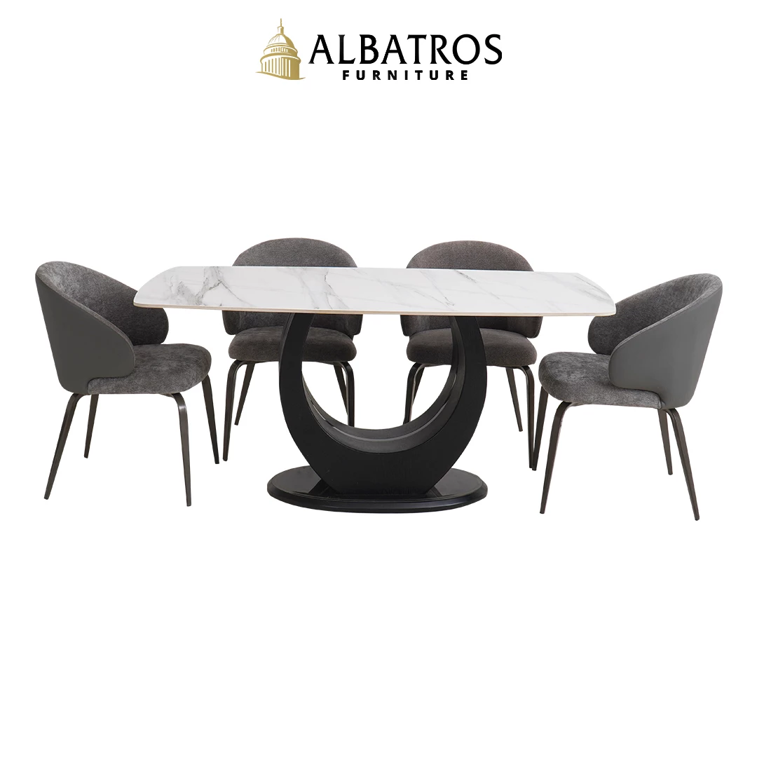 Winter Dining Table Luxury – Meja Makan Estetik