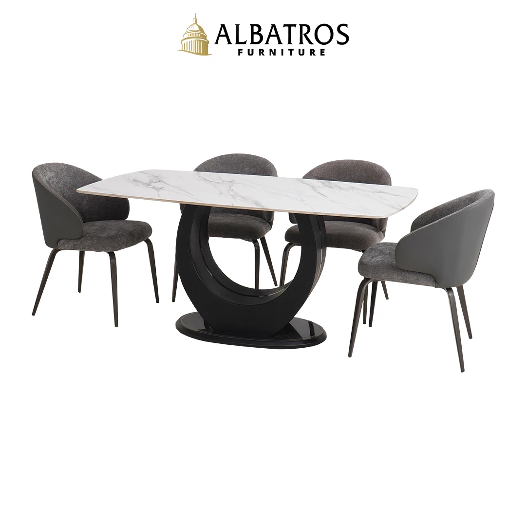 Winter Dining Table Luxury – Meja Makan Estetik