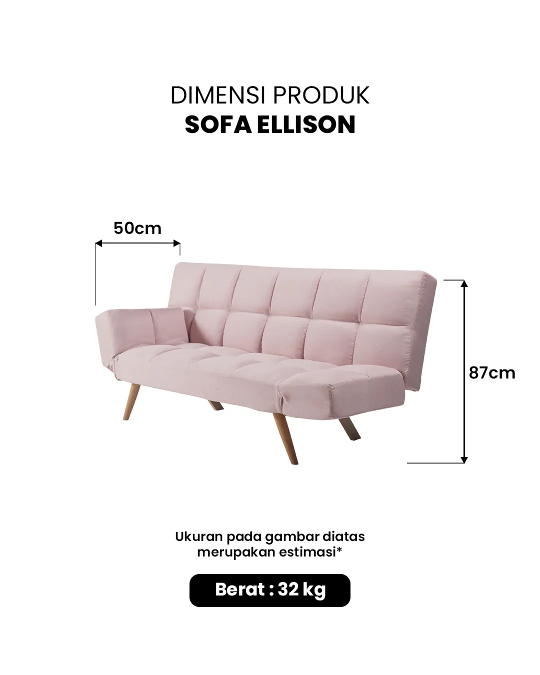 Procella Sofabed Ellison + Sofa IVI / Mushroom Stool gallery 5