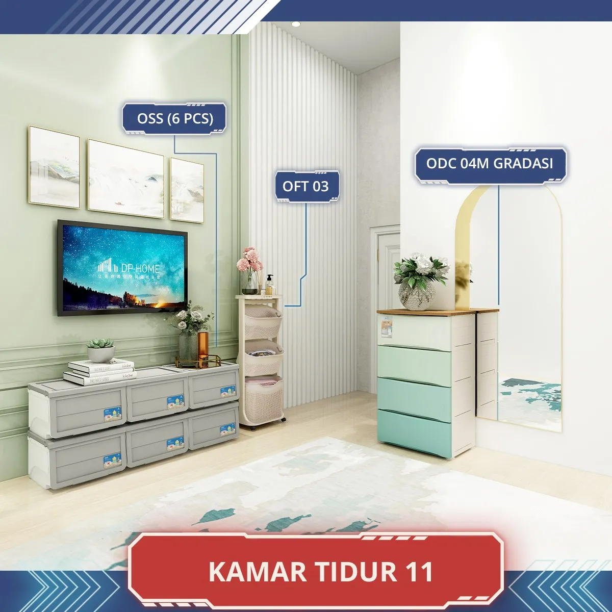 Paket Kamar Tidur Olymplast - BD 11