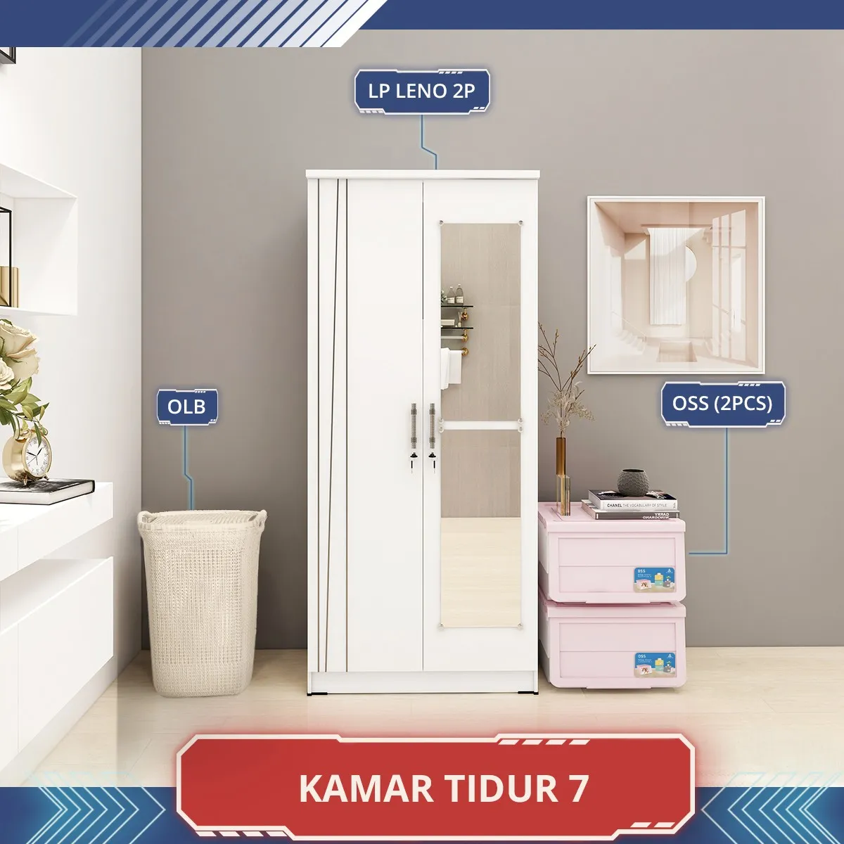 Paket Kamar Tidur Olympic - BD 7
