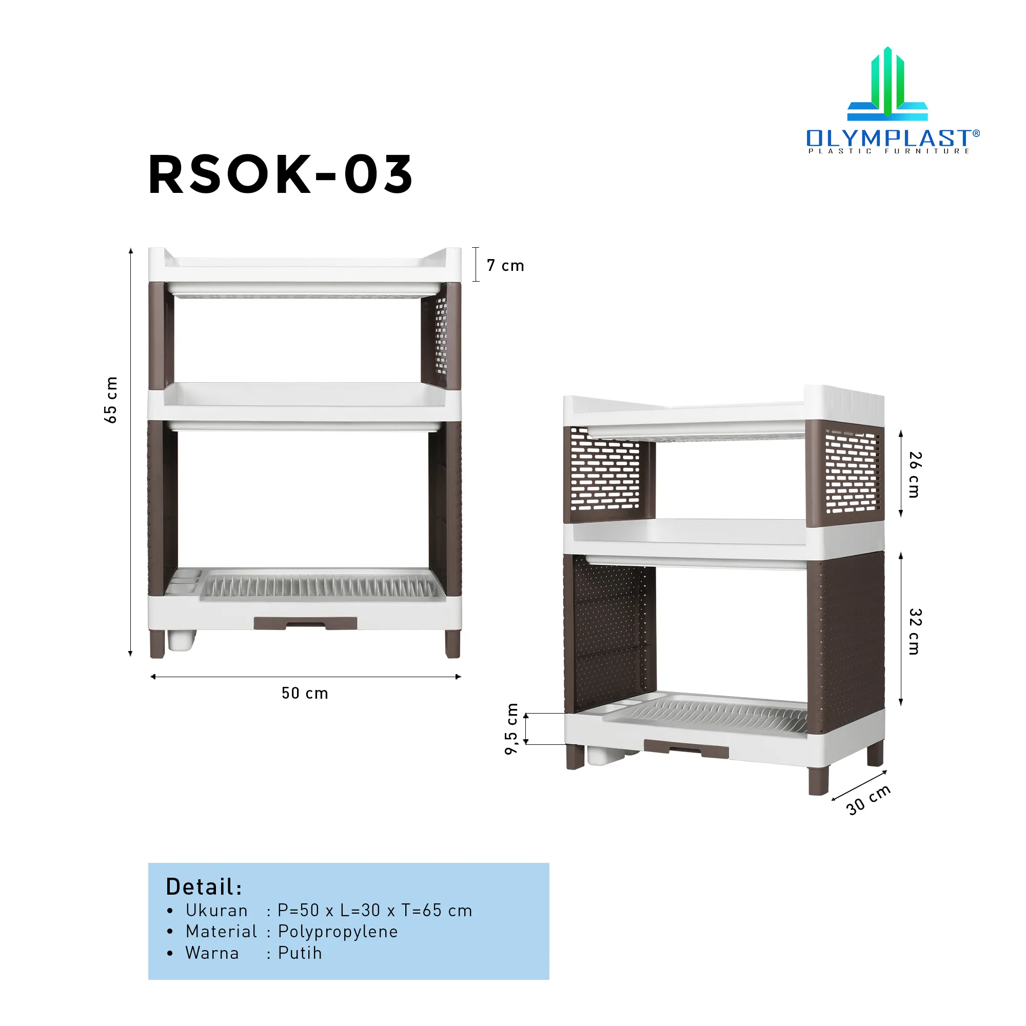 Paket Hemat Dapur / Kitchen Dining Olymplast - Makan Sehat 2 gallery 1