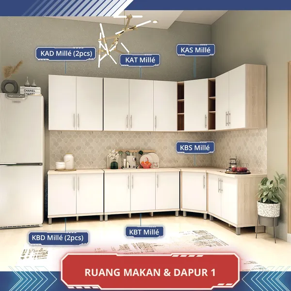Paket Hemat Dapur / Kitchen Dining Olympic - RM 1