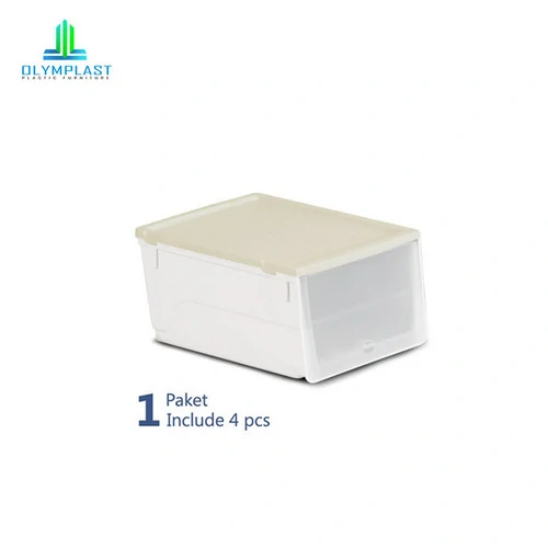 OSB - Kotak Plastik Penyimpanan Serbaguna - Olymplast Storage Box - 4pcs