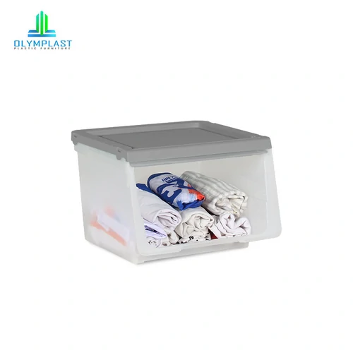OSS Pure - Kotak Plastik Penyimpanan Serbaguna Transparan - Olymplast Storage Solution - 3pcs