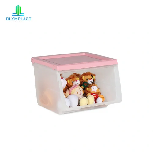 OSS Pure - Kotak Plastik Penyimpanan Serbaguna Transparan - Olymplast Storage Solution - 3pcs