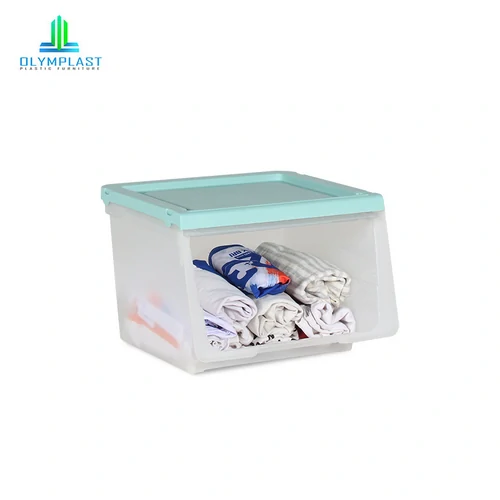 OSS Pure - Kotak Plastik Penyimpanan Serbaguna Transparan - Olymplast Storage Solution - 3pcs
