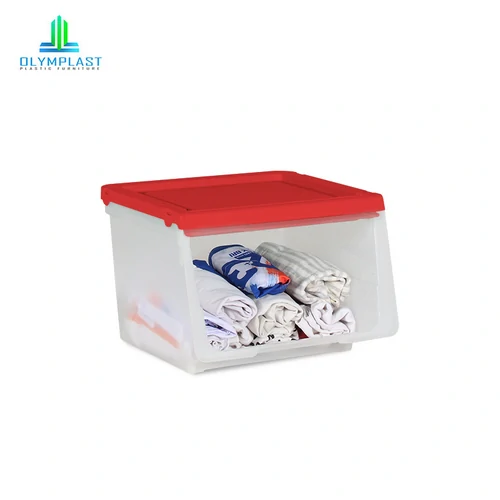 OSS Pure - Kotak Plastik Penyimpanan Serbaguna Transparan - Olymplast Storage Solution - 3pcs