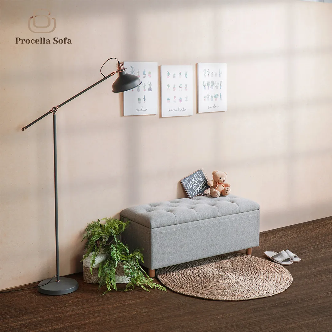 Procella Sofa Bricks Ottoman + Sofa IVI / Mushroom Stool