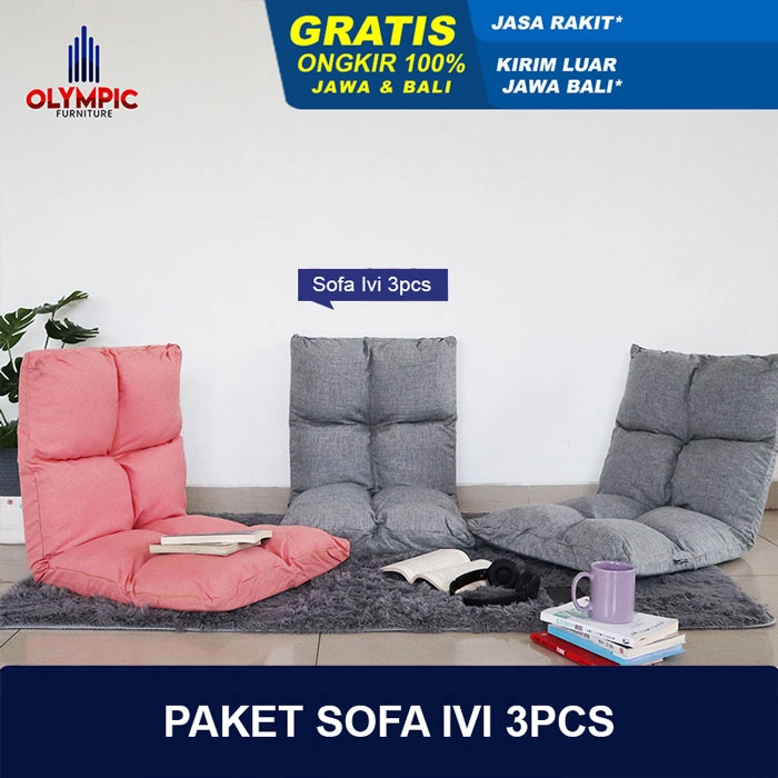 Procella Paket Sofa Lantai Lipat IVI 3 Pcs