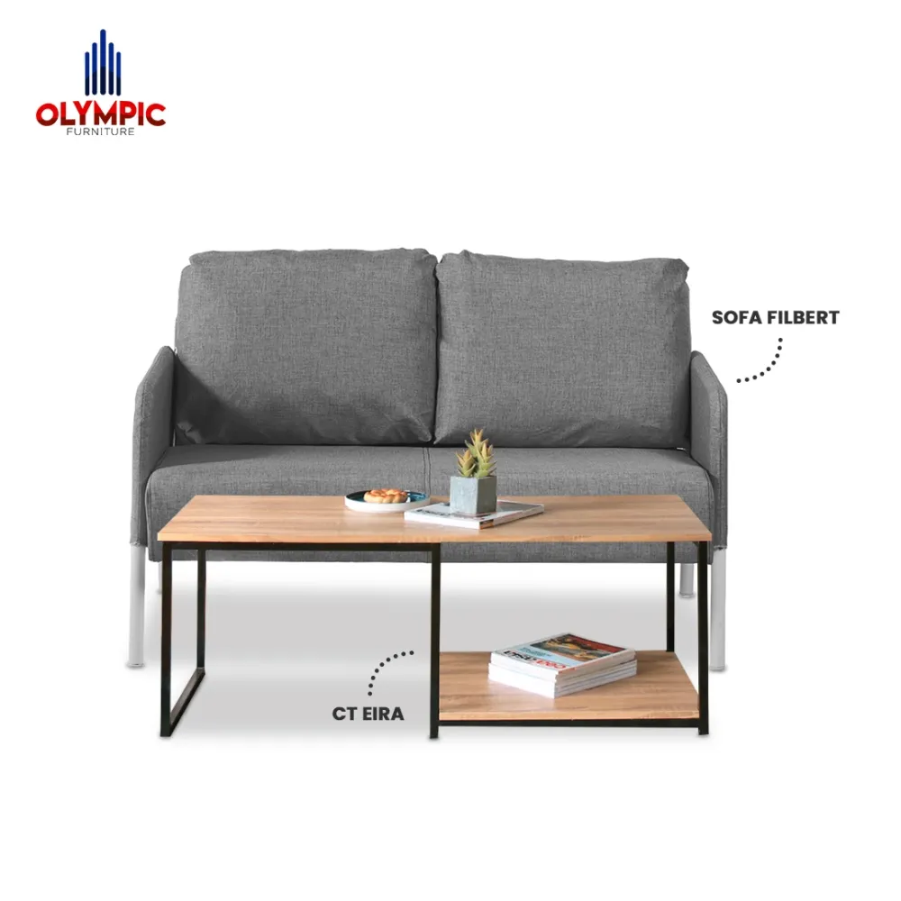 Olympic Paket Sofa Nyaman & Meja Tamu - Sofa Filbert + Coffee Table