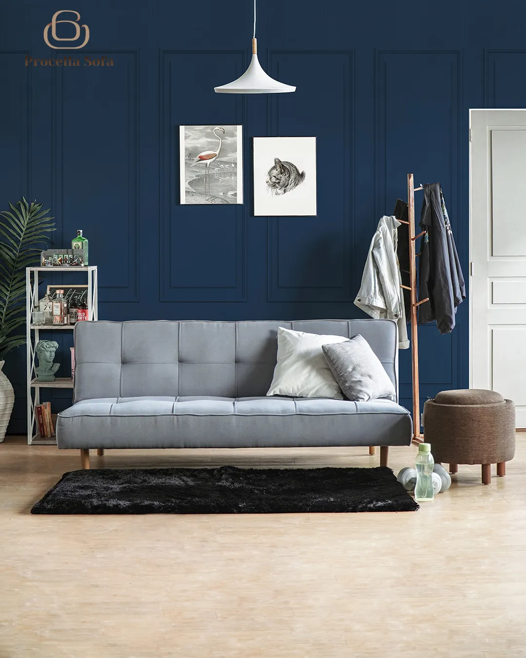 Procella Sofabed Stanley + Sofa IVI / Mushroom Stool