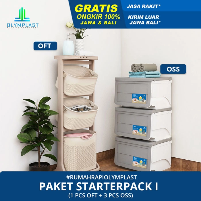 Paket Hemat Starterpack I - Tempat Penyimpanan Oymplast - OFT 03 & OSS 3pcs
