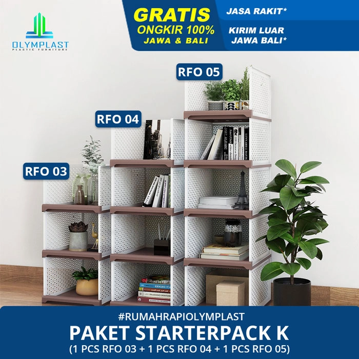 Paket Hemat Starterpack K - Tempat Penyimpanan Oymplast - RFO 03 04 05