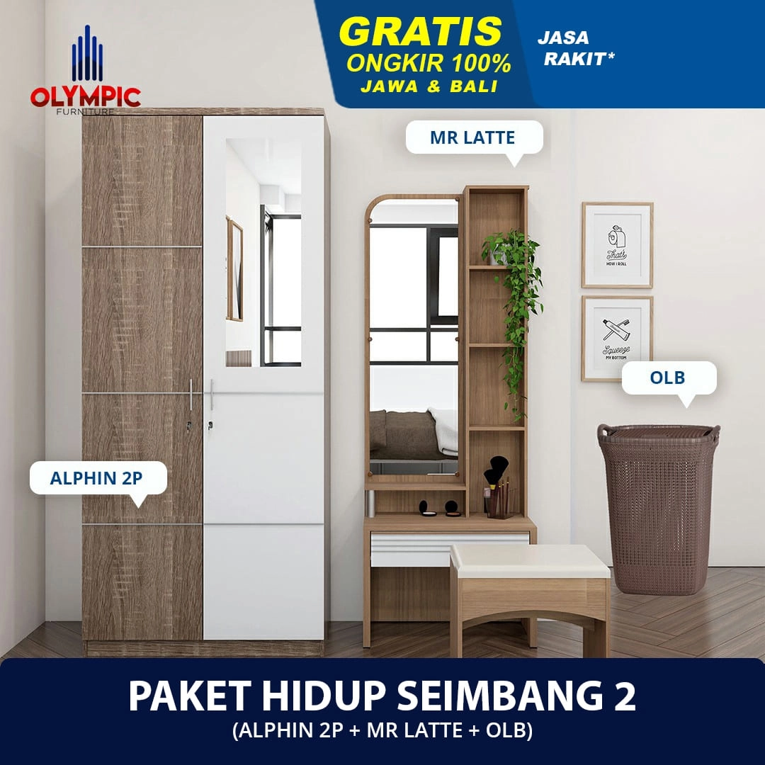 Paket Hemat Kamar Tidur Olympic - Hidup Seimbang 2