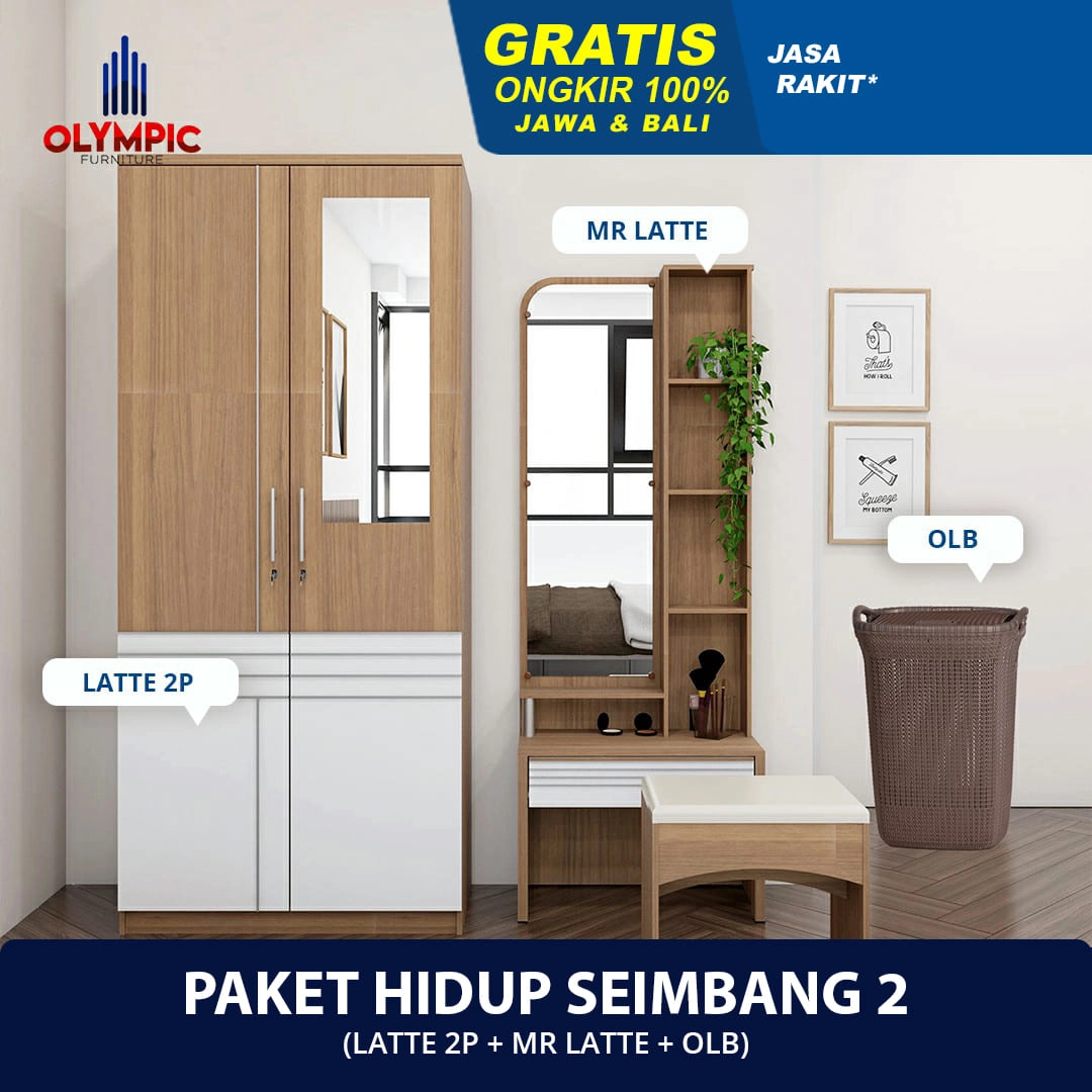 Paket Hemat Kamar Tidur Olympic - Hidup Seimbang 2