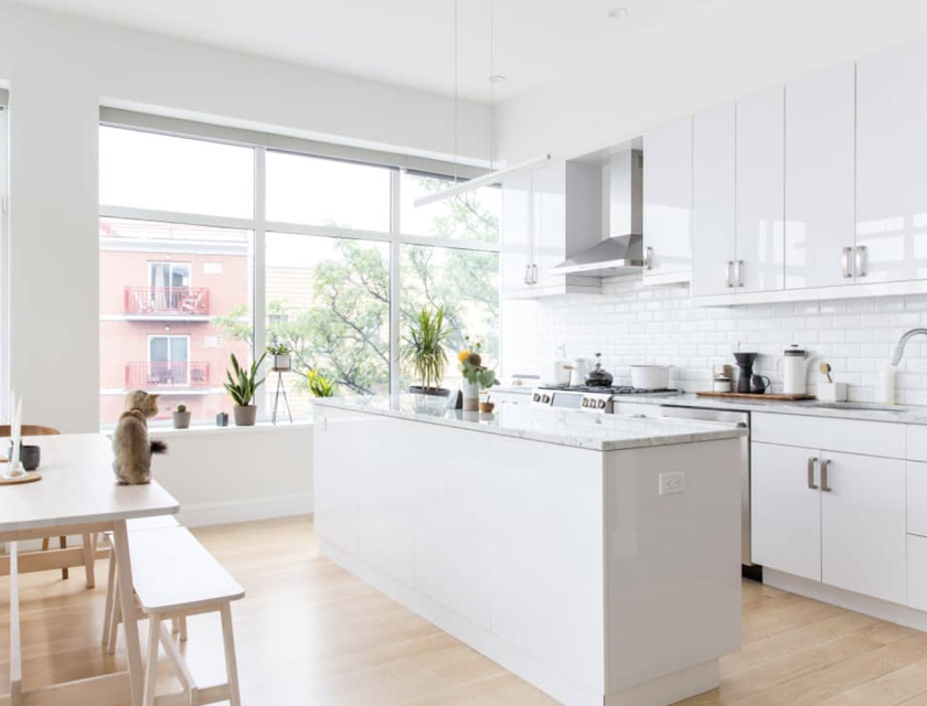 Desain Dapur Sederhana Minimalis Putih