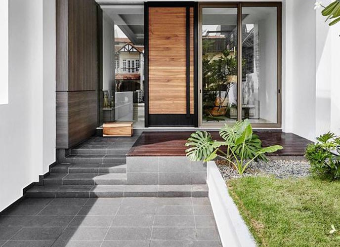 Granit Potongan Persegi Panjang Untuk Hunian Minimalis Modern