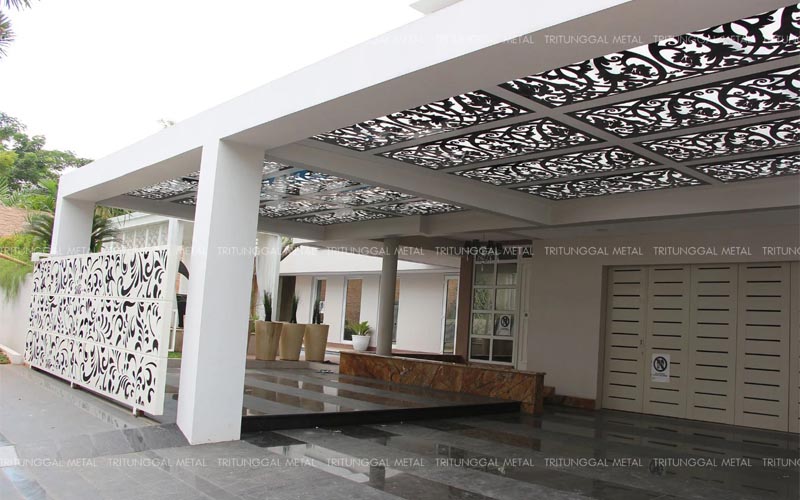 model Kanopi dengan Teknologi Laser Cutting