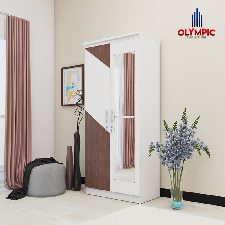 Lemari Pakaian Olympic Minimalis 2 Pintu Ultron