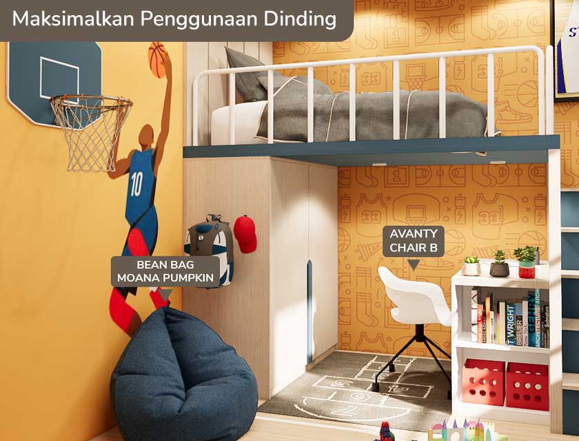 Maksimalkan Penggunaan Dinding
