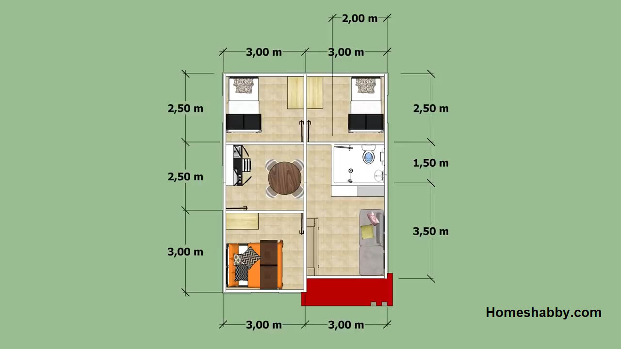 Rumah Minimalis 6x8 untuk Lahan Terbatas