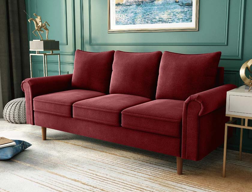 sofa the classic round arm minimalis modern