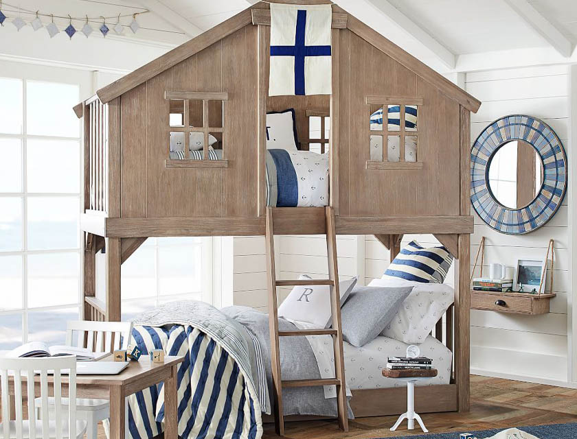 Tempat Tidur Tingkat Model Rumah Pohon
