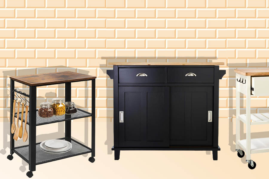 Troli Dapur untuk Tempat Penyimpanan Serbaguna
