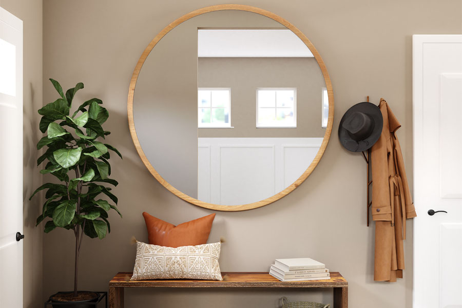 Gunakan Cermin Besar untuk kamar minimalist