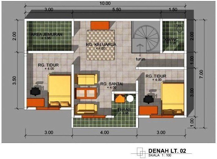 desain rumah minimalis Tambahkan Area Outdoor