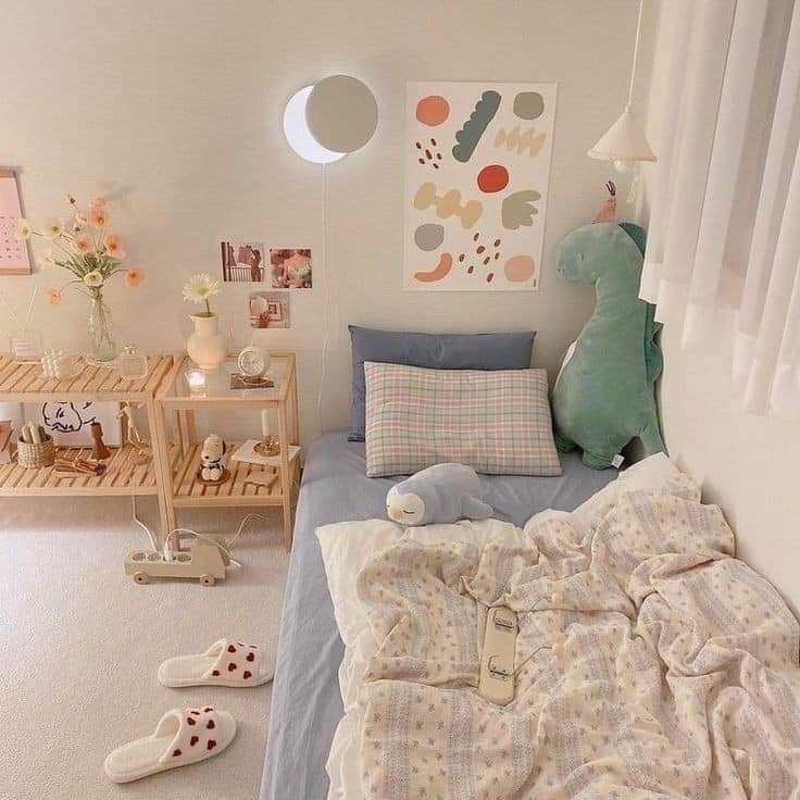kamar aesthetic ala korea modern