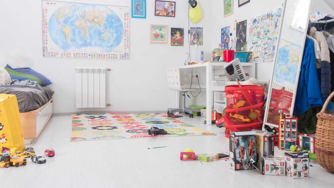 Kamar Anak Laki-Laki Warna Cat Putih