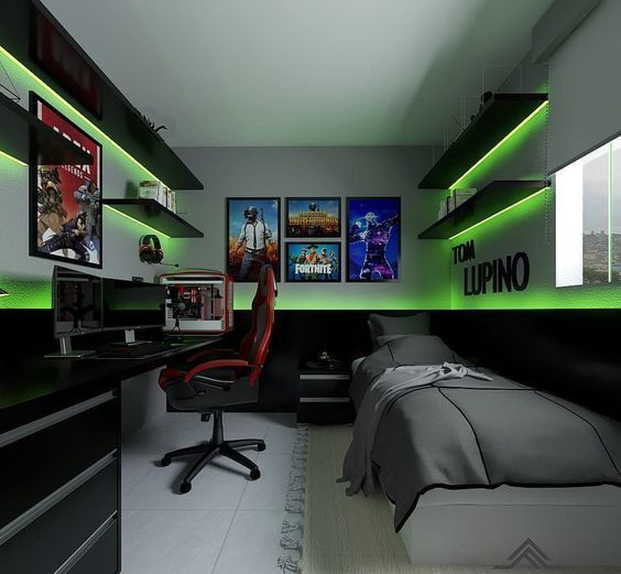8 Ide Desain Kamar Gaming yang Mudah Ditiru dan Bikin Betah | MORE Furniture