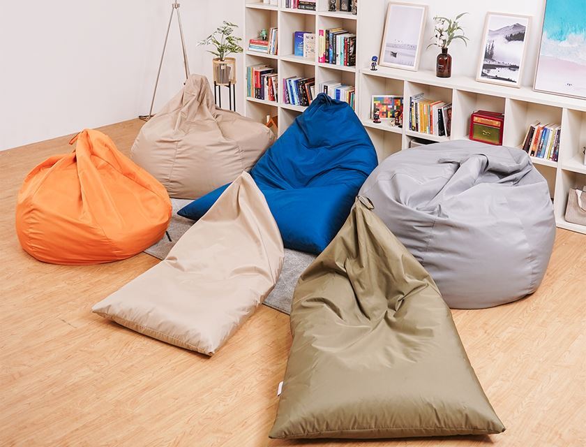 warna warna dan motif bean bag procella sofa