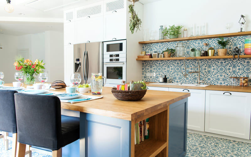 Dapur Model Mediterania