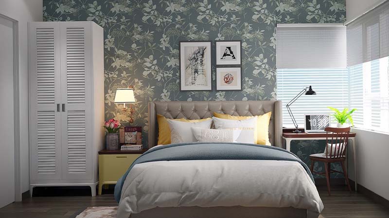 Desain Kamar Tidur Nuansa Vintage