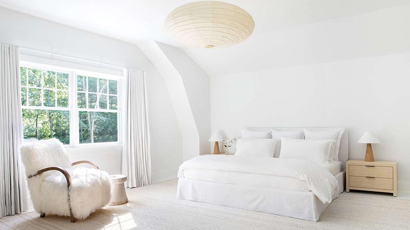 Kamar Tidur Warna Putih Minimalis