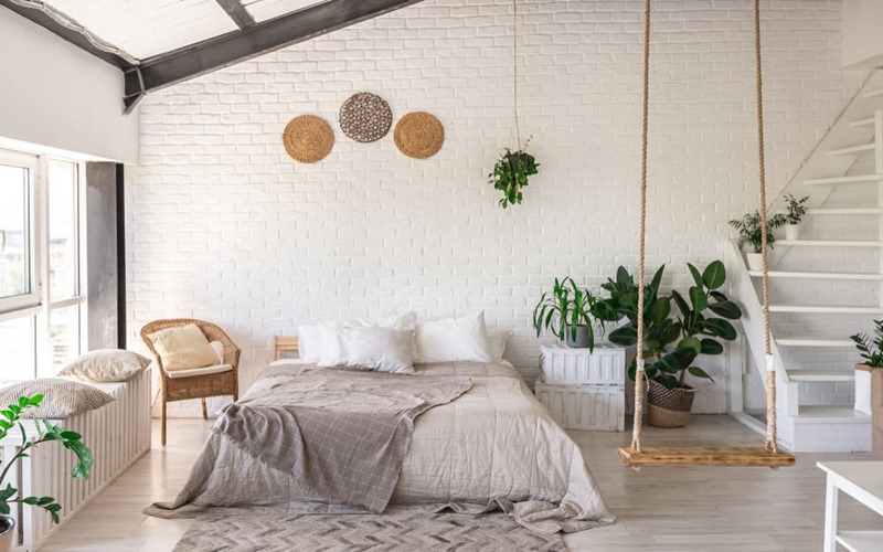 Kamar Tidur elegan mewah Vintage Estetik