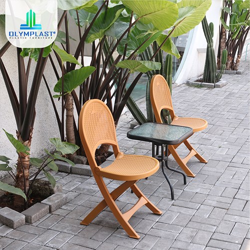 Kursi Lipat Plastik modern Folding Chair OFC
