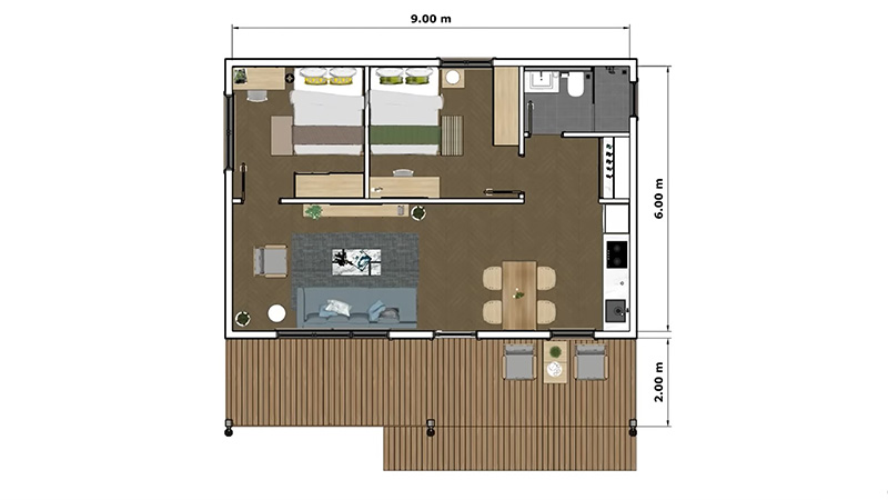 layout rumah minimalis 3 kamar tidur