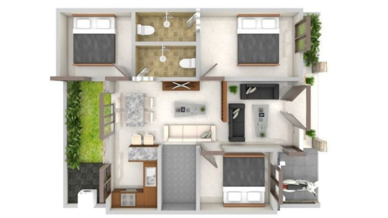 Desain Rumah Sederhana Plus Carport Mungil