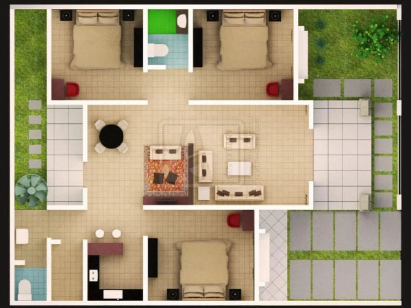Maksimalkan Outdoor Space