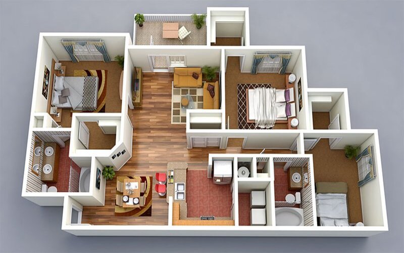 Rumah Minimalis Modern 3 kamar tidur