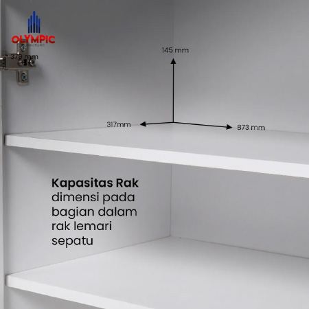 kapasitas rak buku modern olympic