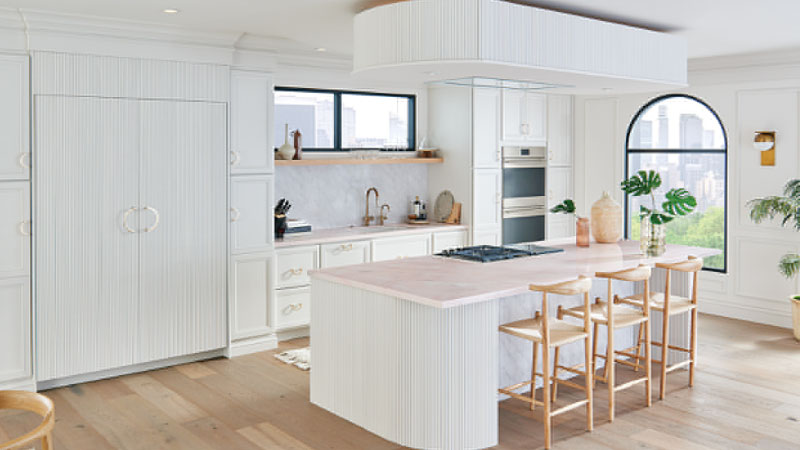 warna putih cocok untuk dapur modern