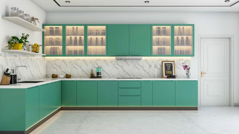 Kitchen Tema Cyan