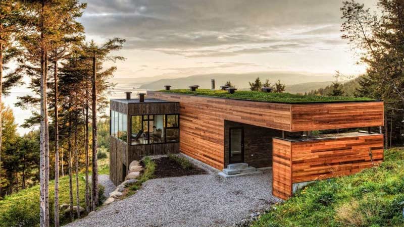 Atap Rumah Modern Desain Green Rooftop