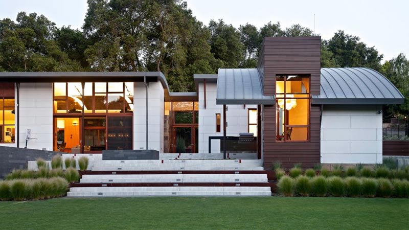 Atap Rumah Modern Desain Lengkung